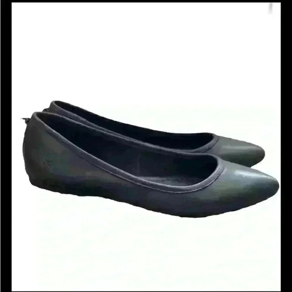 Frye Regina leather pointed toe ballet flats, 9.5 - Picture 2 of 7